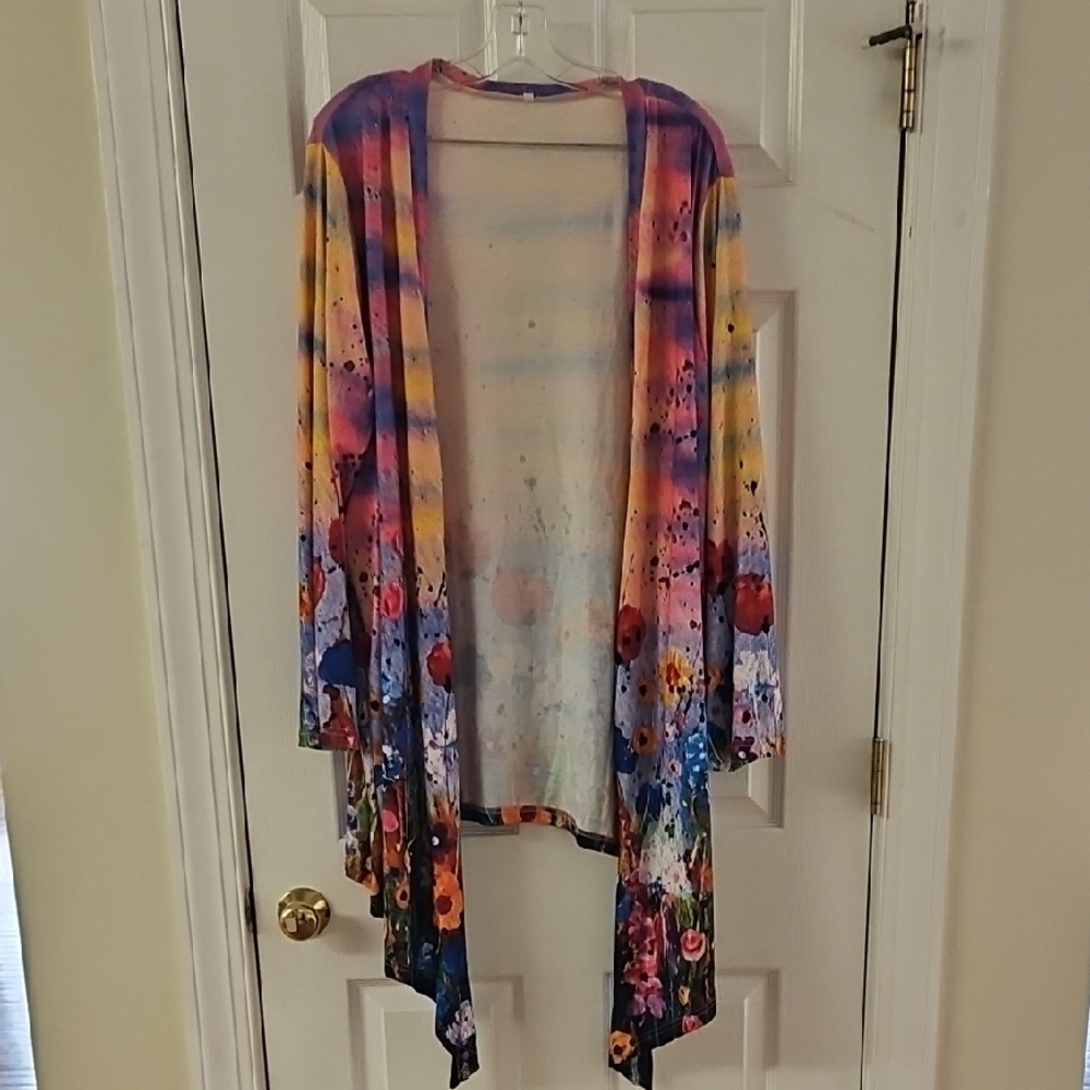 Colorful Women's Lightweight Cardigan New No Tags